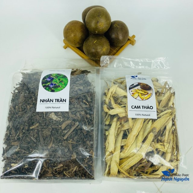 500g Nhân Trần Lá + 5 quả La Hán + 100g Cam Thảo (Set tự chọn)