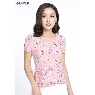 Áo Kiểu Nữ Đai Nơ Lamer L61B18H037
