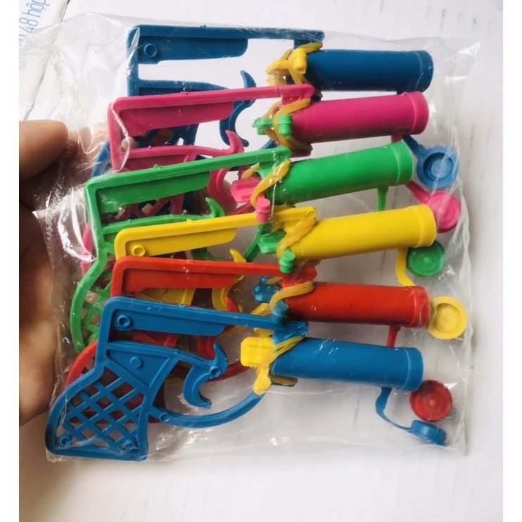 Set 12 Cây Súg Bắn Dây Thun, đồ chơi nhiều màu cho bé