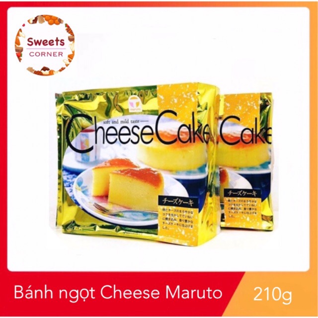 Bánh ngọt Maruto Cheese Cake Nhật Bản 210g