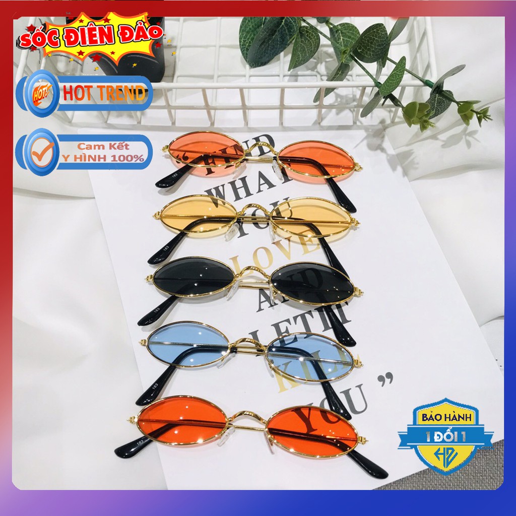 [CỰC XINH] MẮT KÍNH THỜI TRANG 183 HOT TREND OVAL HÍP SANG CHANH NHIỀU MÀU | BigBuy360 - bigbuy360.vn
