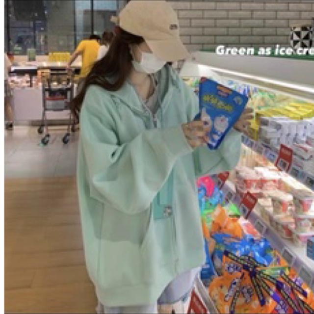 Hoodie zip nỉ bông trơn báic 9088 - Ảnh JUNclothing | BigBuy360 - bigbuy360.vn