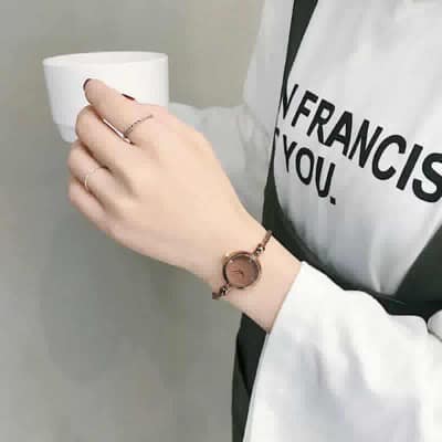 Đồng hồ nữ Candy cat 1 dây thép cao cấp vòng lắc tay - Hàng mới về