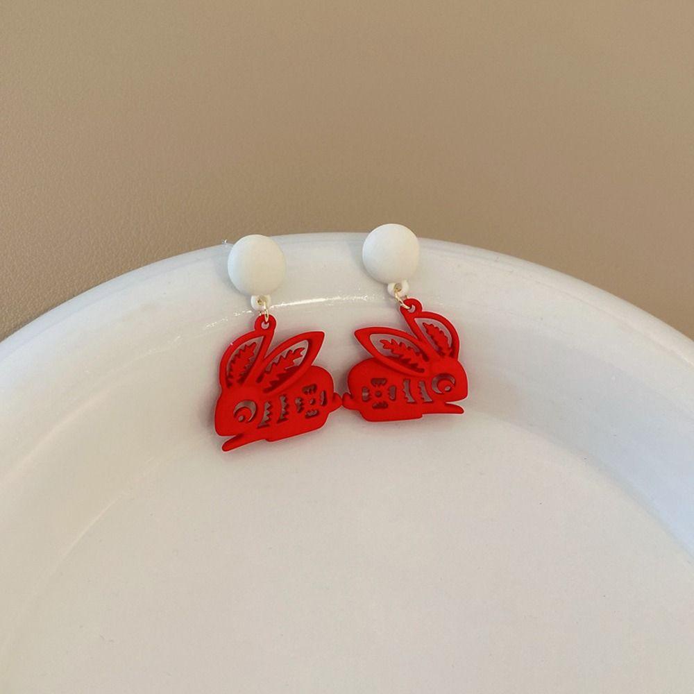 Khuyên Tai Hình Thỏ Sang Trọng Cổ Điển Hợp Thời Trang VANES1