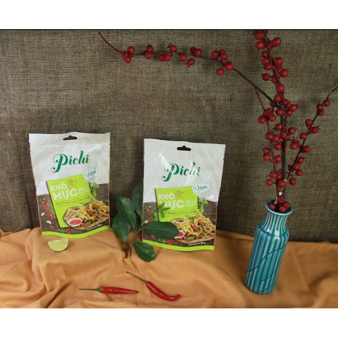 Khô mực xé vị lá chanh Pichi gói 50g | BigBuy360 - bigbuy360.vn