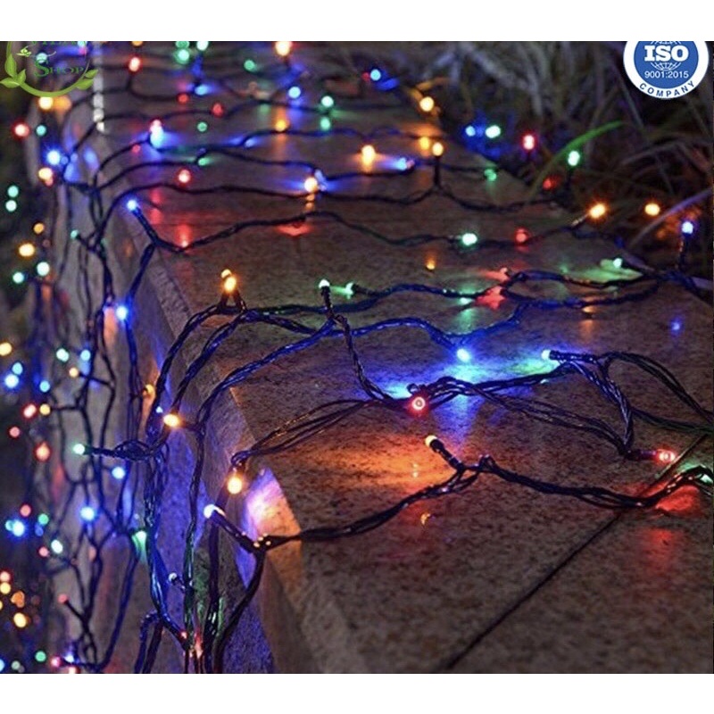 Dây đèn nháy thả mành ,Đèn led sợi mành buông 2m5 chống nước bóng nhiều màu trang trí nhà cửa