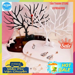 [HOT]❤️ Giá treo trang sức❤️Cây treo chìa khóa, trang sức để bàn hình sừng hươu sang trọng