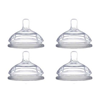 Núm ty bình como silicone siêu mềm chống sặc (1 tia, 2 tia, 3 tia, Y-cut)