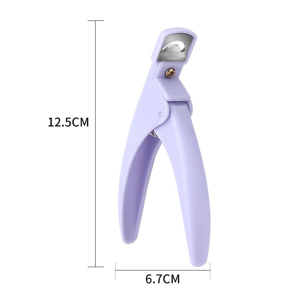 Kéo Cắt Móng Tay Giả Hình Chữ U Q4T9