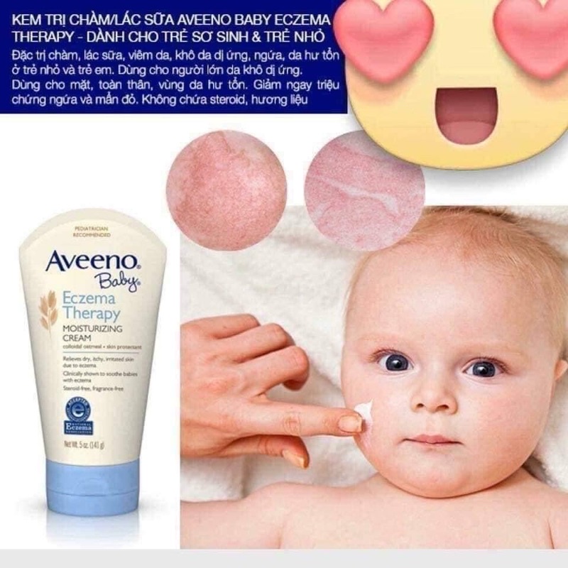 Kem nẻ chàm cho bé Aveeno Baby eczema