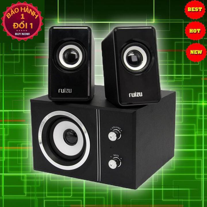 Loa máy tính laptop giá rẻ loamini có dây cho điện thoại máy tính tivi bass PKCB 201 speakers PF94 top bán chạy 2019