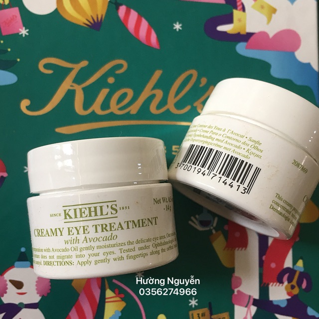 Kem dưỡng mắt Bơ KIEHL'S Avocado Creamy Eye Treatment