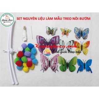 Set nguyên liệu làm mẫu treo nôi bướm lượn