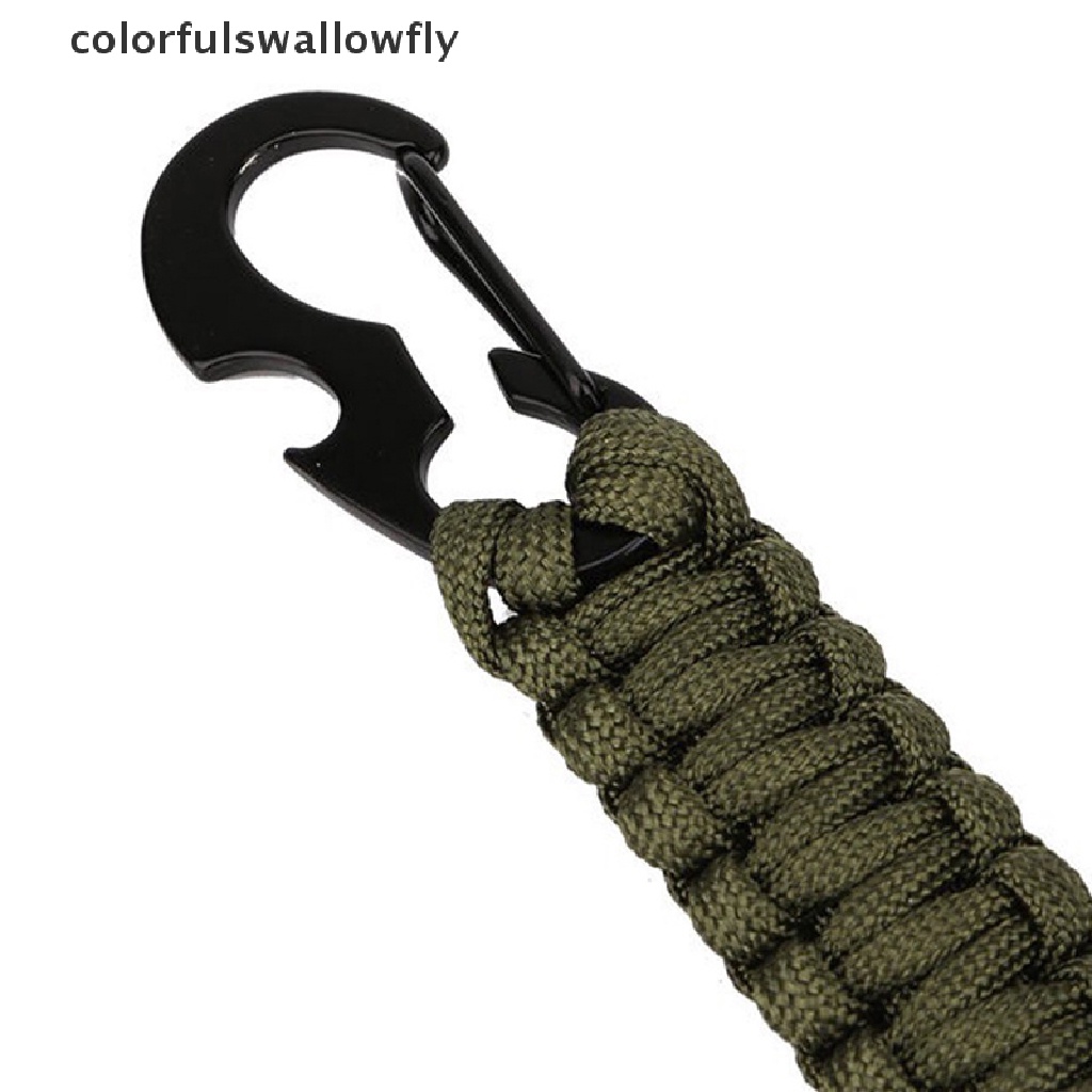 Móc khóa dây paracord màu rằn ri chất lượng
