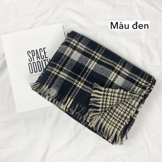 [CÓ SĂN] Khăn caro quàng cổ 4 màu 190*60cm