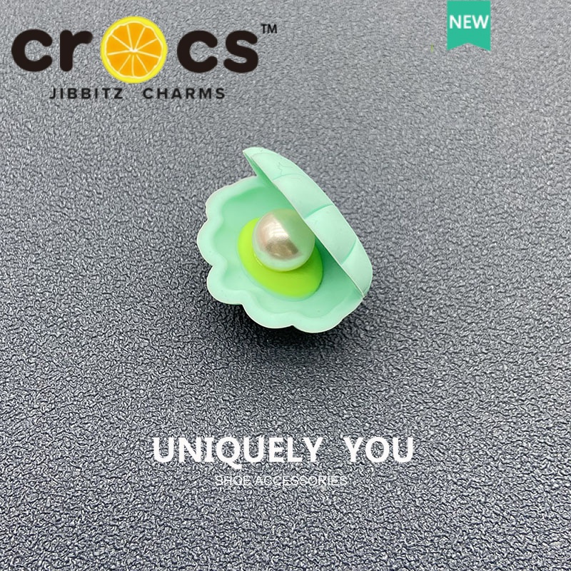 Phụ Kiện Trang Trí Giày crocs Hình Vỏ Sò Và Hoa Xinh Xắn DIY