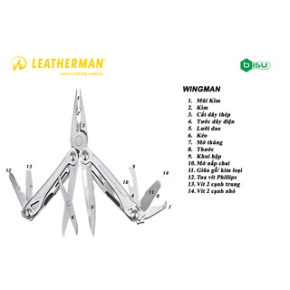 Dụng cụ đa năng Fullsize Leatherman - Wingman