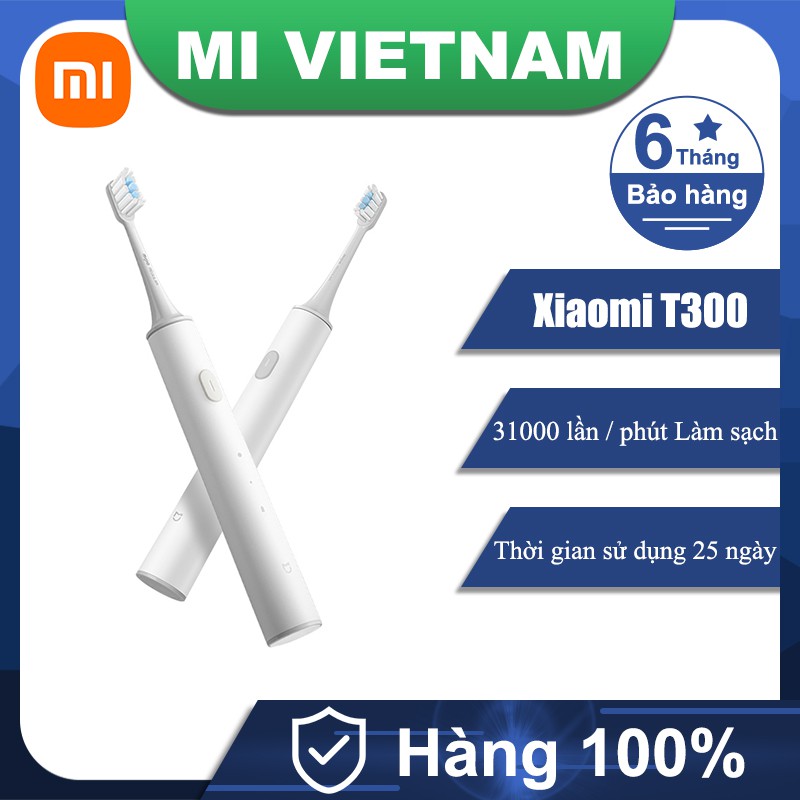 Bàn chải điện Xiaomi T300 IPX7 không thấm nước Bàn Chải Đánh Răng