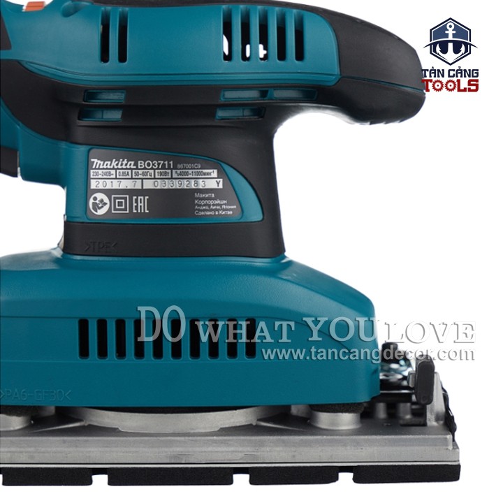 Máy Chà Nhám Chữ Nhật Có Điều Tốc Makita BO3711 190W