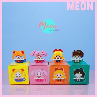 Xếp hình miniblock chibi cute - lego Thuỷ thủ mặt trăng sailor moon size M