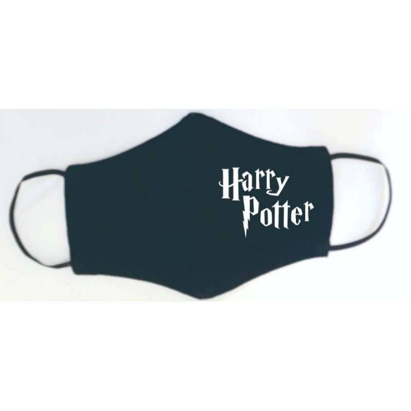 Set 10 Khẩu Trang Đen 3 Lớp Phong Cách Phim Harry Potter