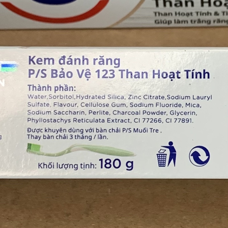 Kem Đánh Răng P/S Bảo Vệ 123 - Tinh Hoa Thiên Nhiên  180g