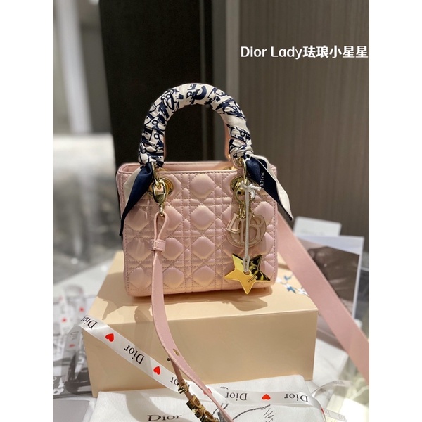 Túi DI O R lady hồng ánh t ra i Fullbox VI P