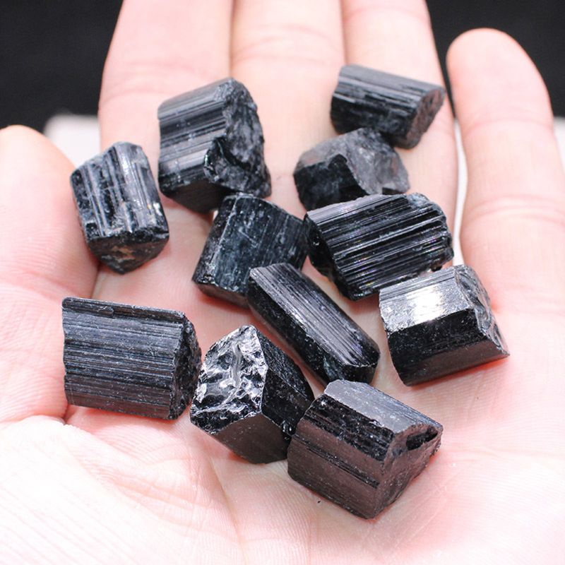 [PC] Vòng cổ Đá Tourmaline Đen Mặt Chữa Bệnh Năng Lượng Tích Cực