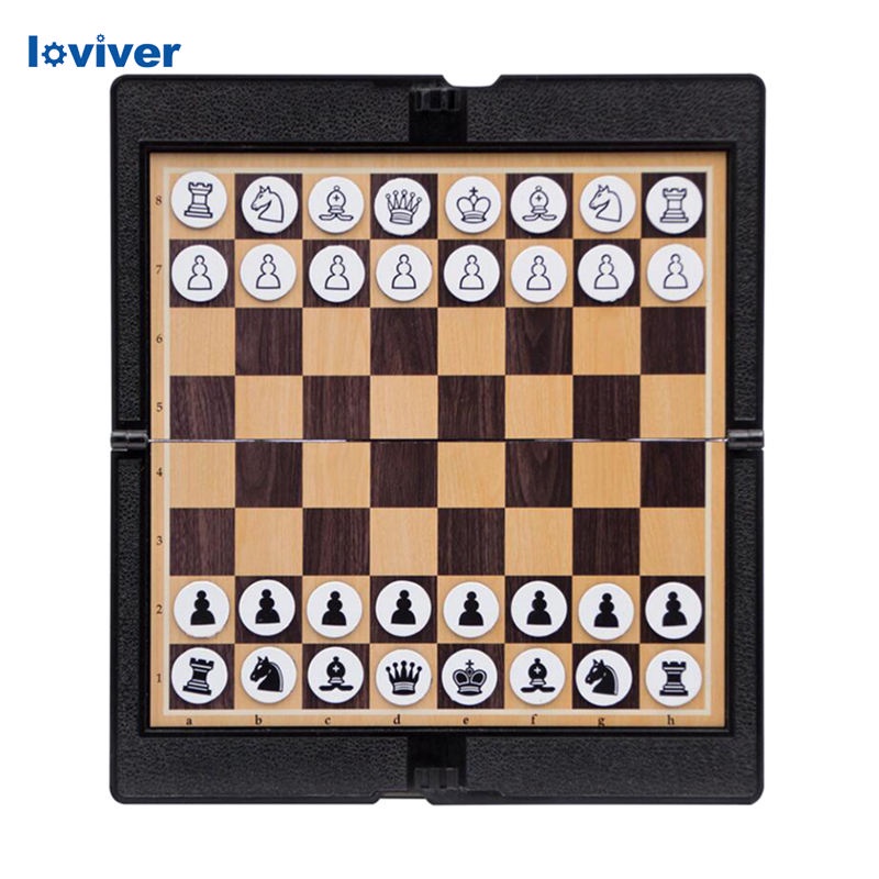 Bộ Bàn Cờ Vua Nam Châm Mini Có Thể Gấp Gọn Tiện Dụng Cho Gia Đình