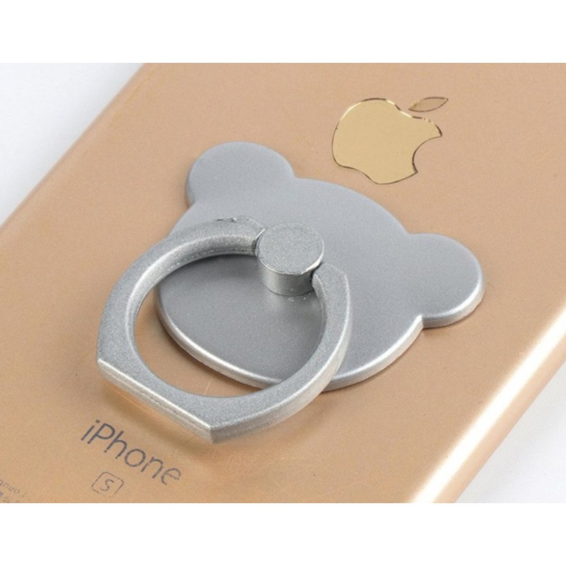 Giá đỡ điện thoại dạng nhẫn iRing hình gấu   gia sĩ
