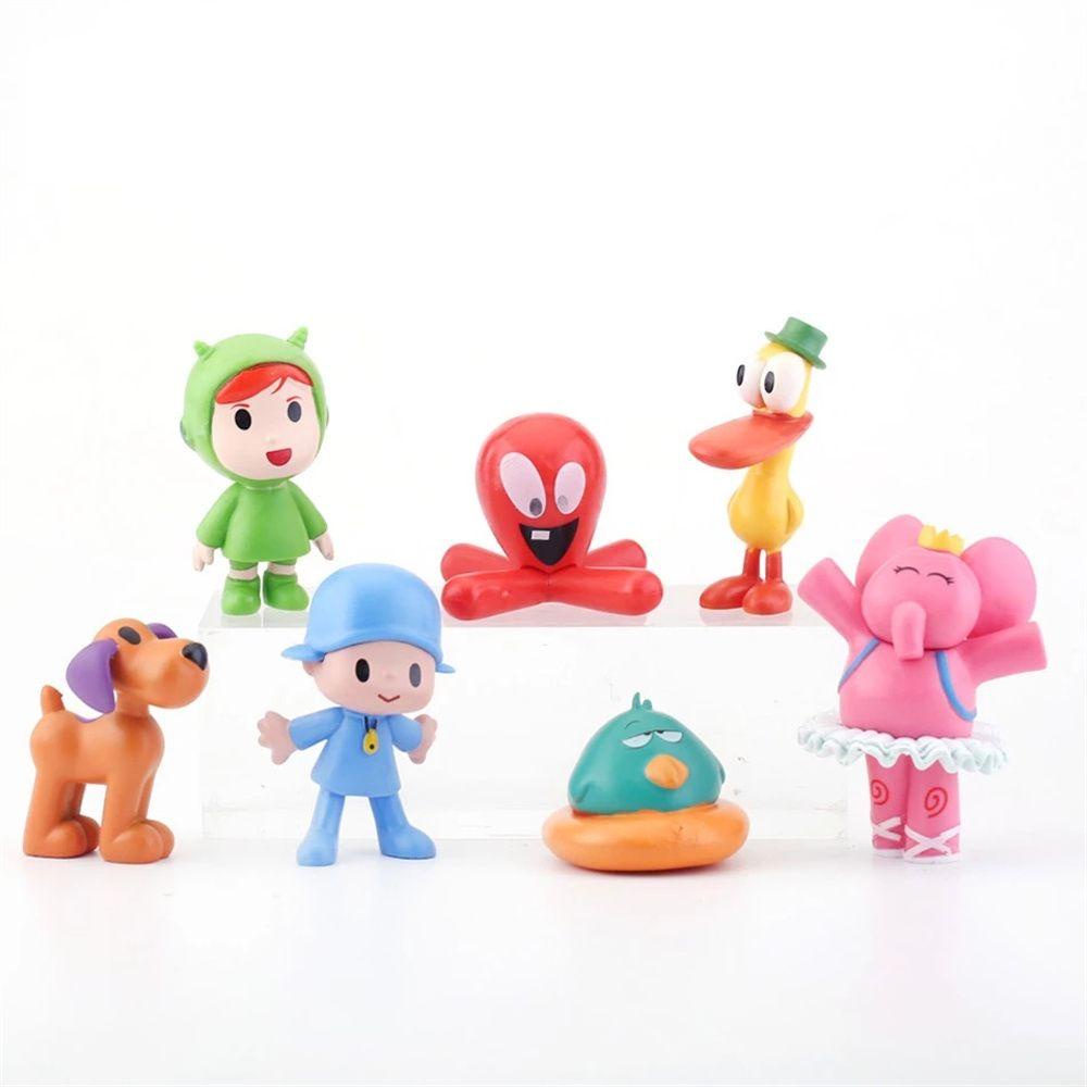 Mô Hình Nhân Vật DARNELL Pocoyo Hoạt Hình Trang Trí Bánh Kem