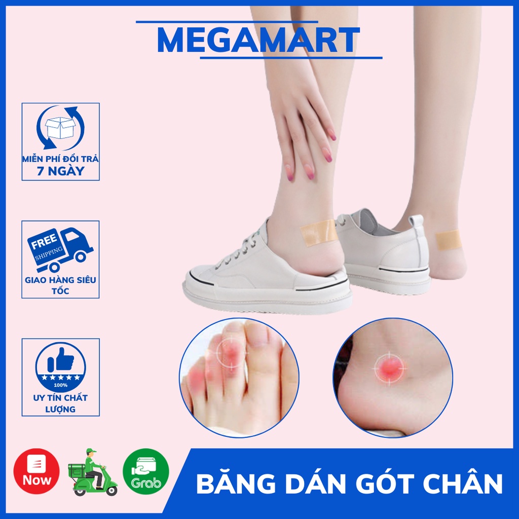 Cuộn băng dán gót chân chống đau chân, chai chân khi mang giày cao gót - MEGAMART
