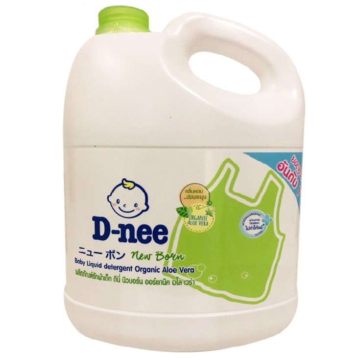 Nước giặt Dnee Thái Lan 3000ml - Màu Xanh lá- HÀNG CHUẨN