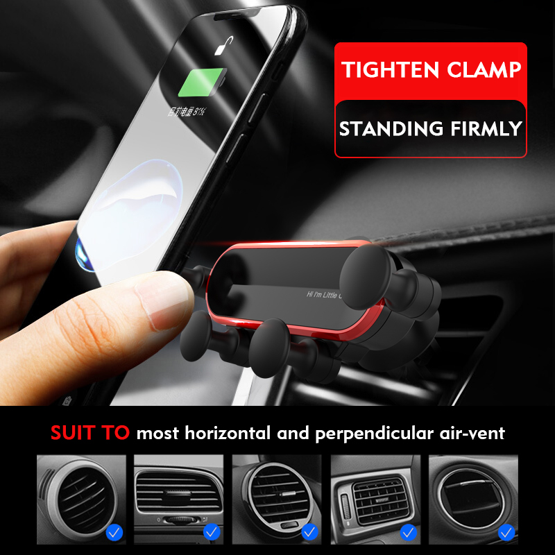 KCO C21 Phone Car Holder, 2-in-1 Gravity Cell Phone Holder for Car Air Vent/Dashboard Cradle Car Phone Holder Mount Compatible with 4.0-6.7 inch Phone