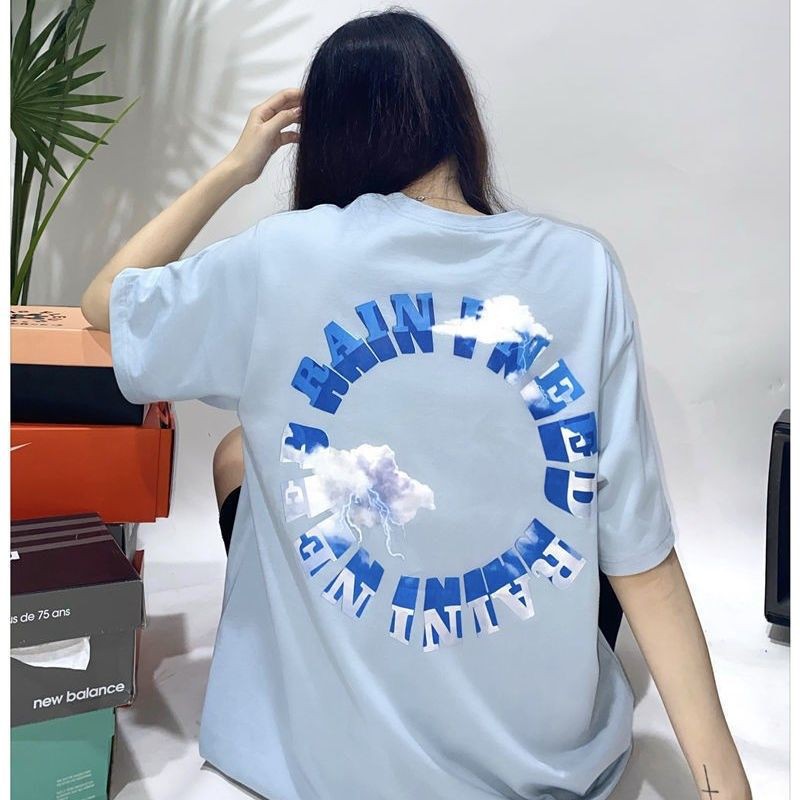Áo thun tay lỡ nam nữ, áo phông unisex form rộng chất cotton mát mịn thấm hút mồ hôi in hình Mặt Trăng | BigBuy360 - bigbuy360.vn