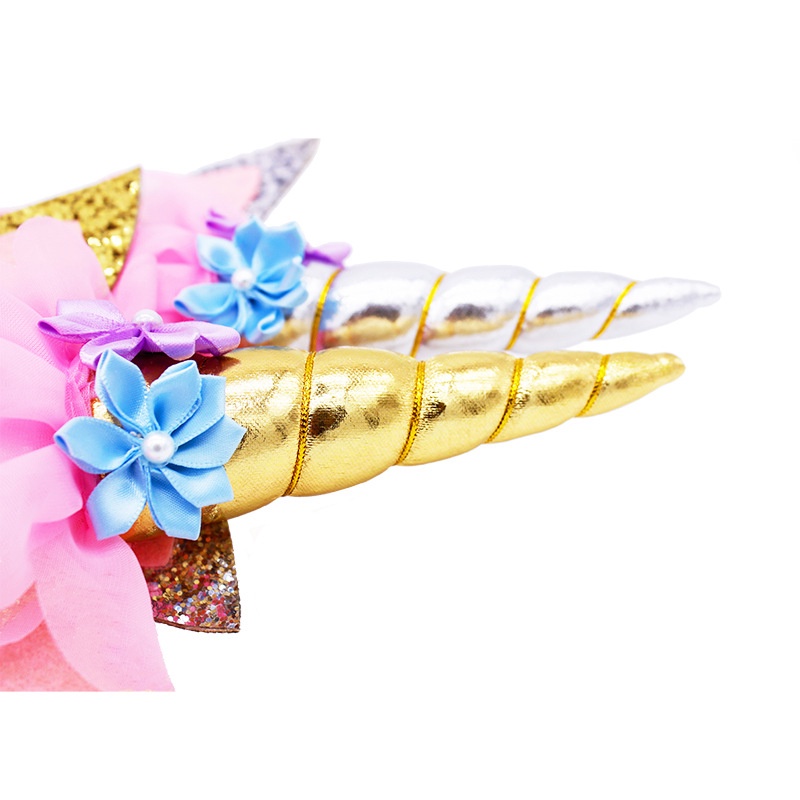 (MớI) Băng BuộC ĐầU HìNh NgựA Unicorn Dễ Thương Cho Bé GáI