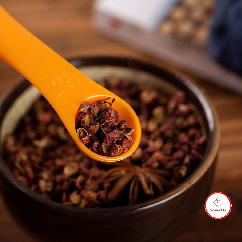 Muỗng đo lường thìa đong định lượng gia vị  Bộ 5 cái bằng nhựa có tay cầm dài nhiều màu 1g, 2,5g, 5g, 7,5g, 15g