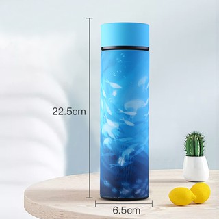 Bình Giữ Nhiệt 500ml Nắp Cảm Ứng Nhiệt Độ Inox 304 Bình Đựng Nước Nóng Lạnh Cao cấp Q038B