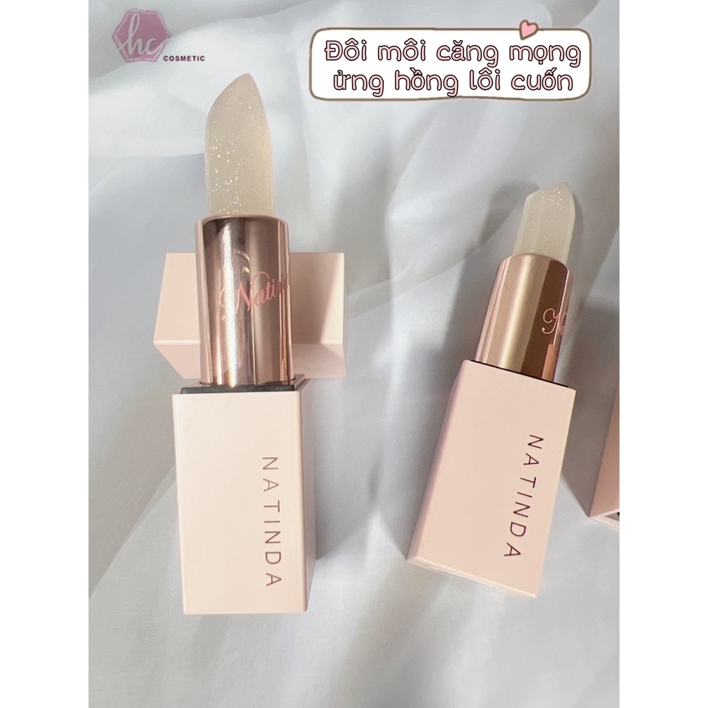 Son dưỡng ma thuật Natinda Magic Tattoo Gold Lipstick 3.5g, dưỡng lên màu hồng tự nhiên - Hương Chất Cosmetic