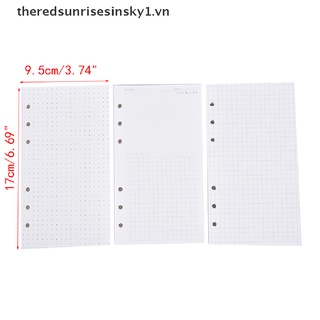 ##TSS## A6 Loose Leaf Notebook Refill Spiral Binder Planner Inner Page Inside Papsp .