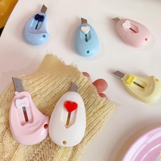 Dao rọc giấy mini hình gà con quả trứng siêu cute