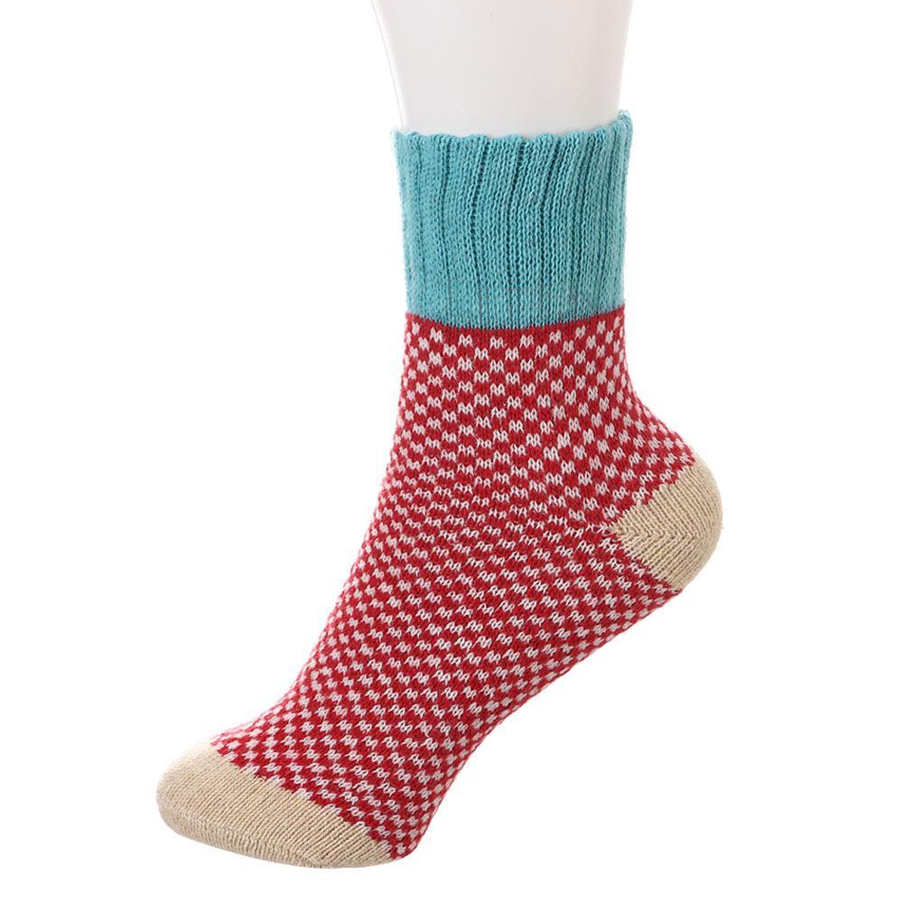 Set 5 Đôi Tất Giữ Ấm Thoáng Khí Nhiều Màu Sắc Thời Trang