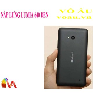 NẮP LƯNG LUMIA 640 MÀU ĐEN