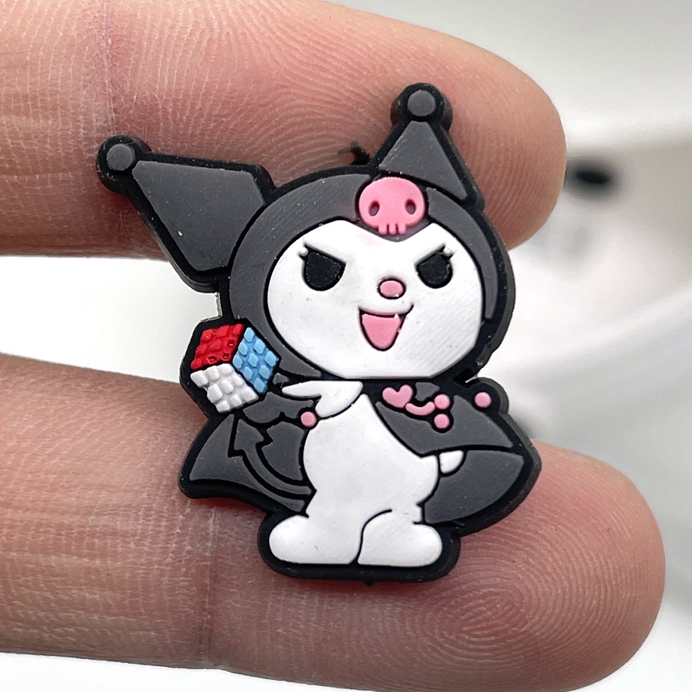 Kulomi Jibbitz chủ đề hoạt hình dễ thương crocs DIY  Shoe Charms pvc accessories  Phụ kiện dép Với 1000 Mẫu Lựa Chọn Thích hợp làm quà tặng giày trẻ em