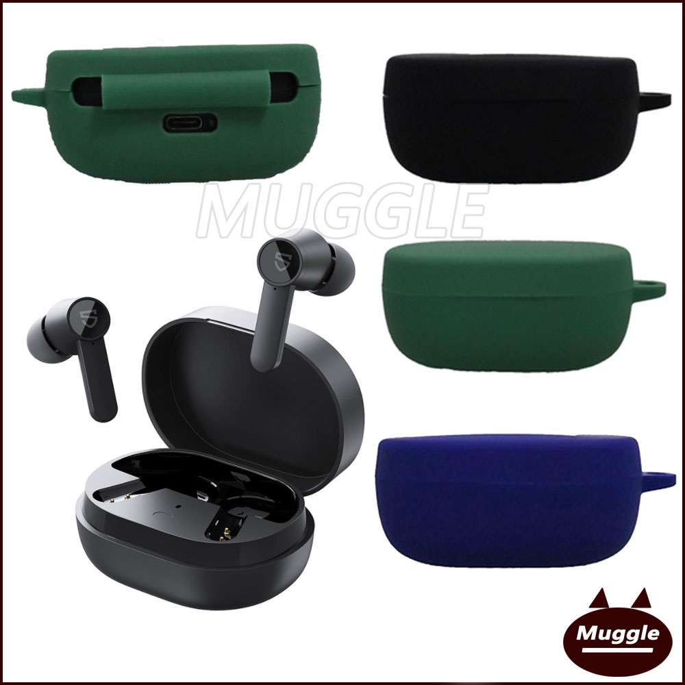 Vỏ silicon bảo vệ hộp sạc tai nghe không dây SOUNDPEATS Q