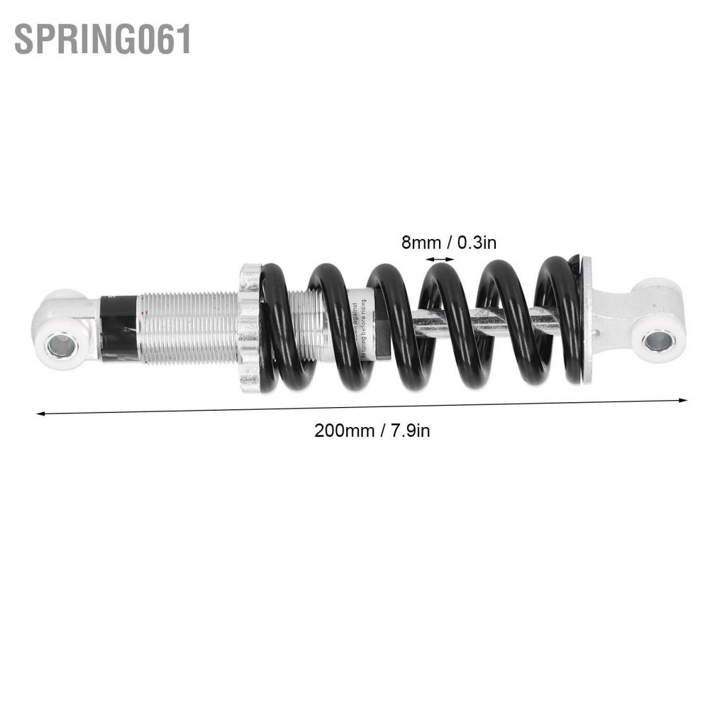 Spring061 7.9 inch Giảm xóc sau chấn 1200lb / in Phổ thông cho Xe máy ATV Scooter
