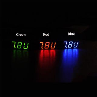 CHINK Mini Car Digital Clock Thermometer Voltmeter 3 IN 1 Meter LED Display