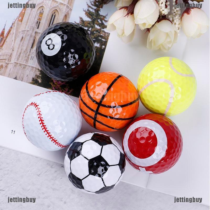 JETTING Set 6 quả bóng golf tạo hình trang trí thành các loại bóng khác nhau  tiện dụng