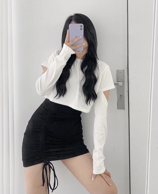 🥗ÁO_TAY_DÀI_CUT_OUT(kèm hình thật 100%)