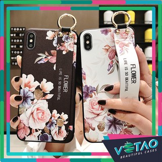 [ FREESHIP TỪ 50K TOÀN QUỐC ] Ốp lưng Iphone Flower life is so beautiful + đai
